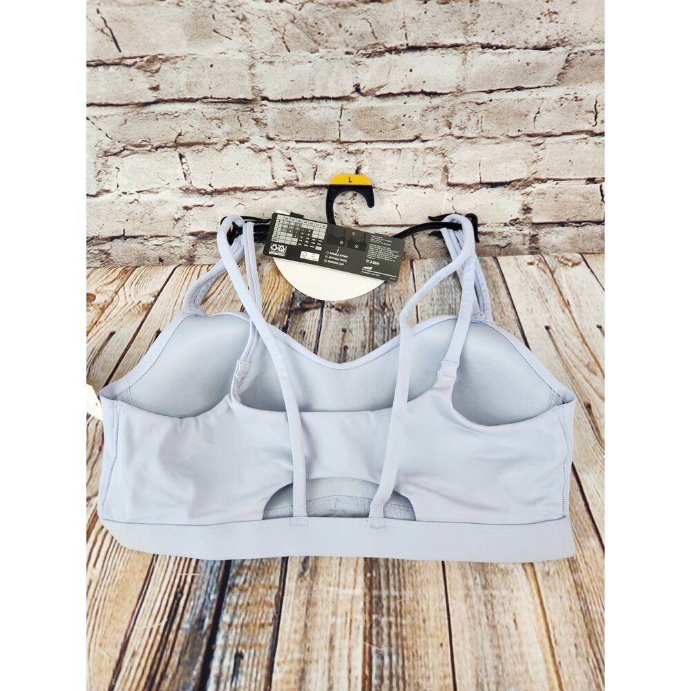 Avia Sports Bra Size Large NEW Blue Lightly Padded - Picture 4 of 5